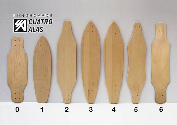 Tabla Longboard Cuatro Alas